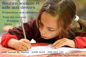 soutien scolaire